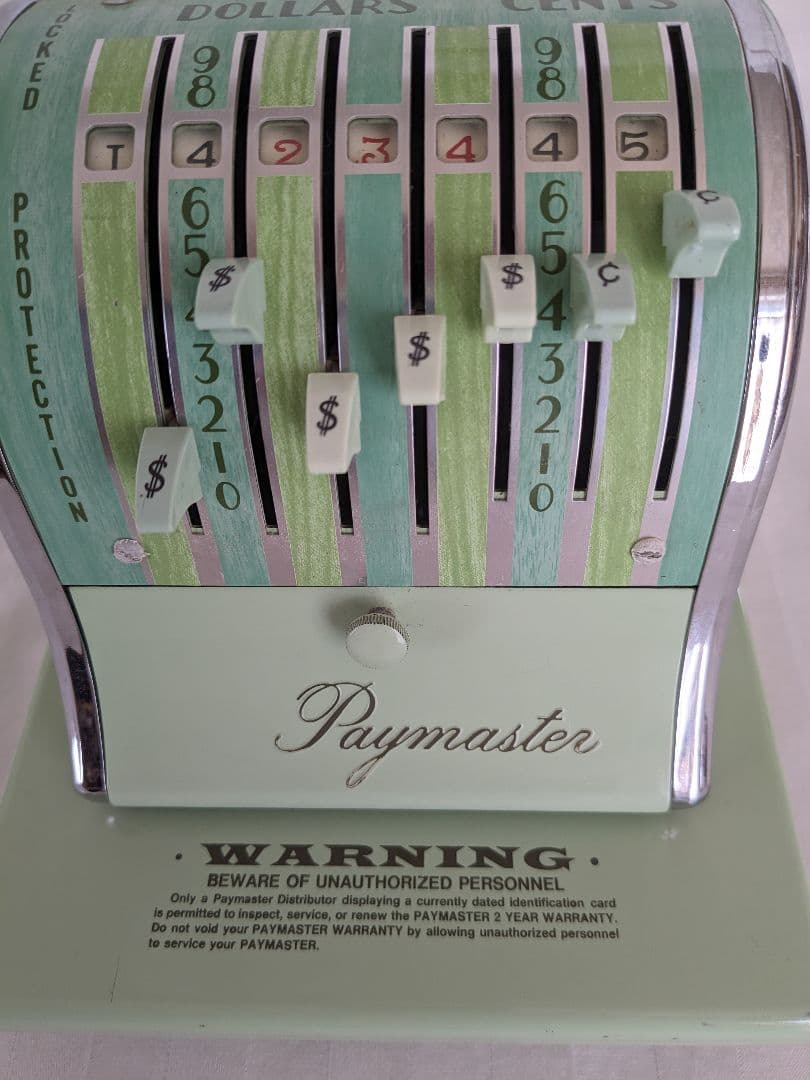 USAビンテージ　PAYMASTER S-1000　小切手プリンター