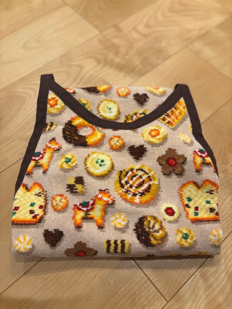 フェイラー　お菓子柄　エプロン