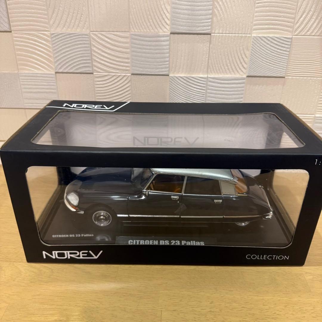 NOREV1/18シトロエンDS23パラス1972オリエントブルールーフ/グレー
