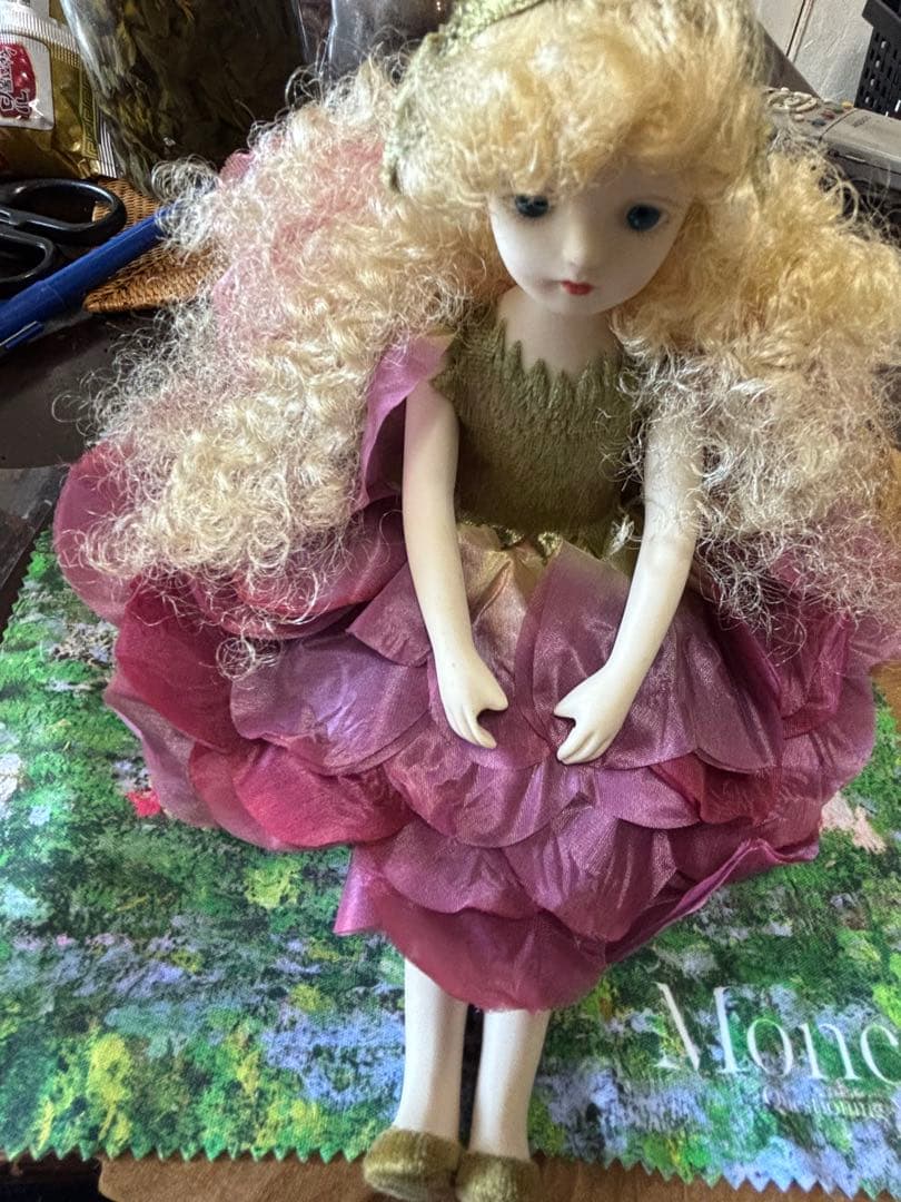 若月まり子　ビスクドール　花の妖精