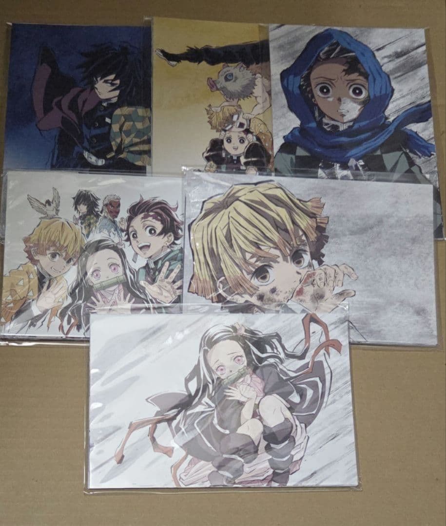 鬼滅の刃 全集中展 幕間画 ポストカードセット 立志編 壱～陸
