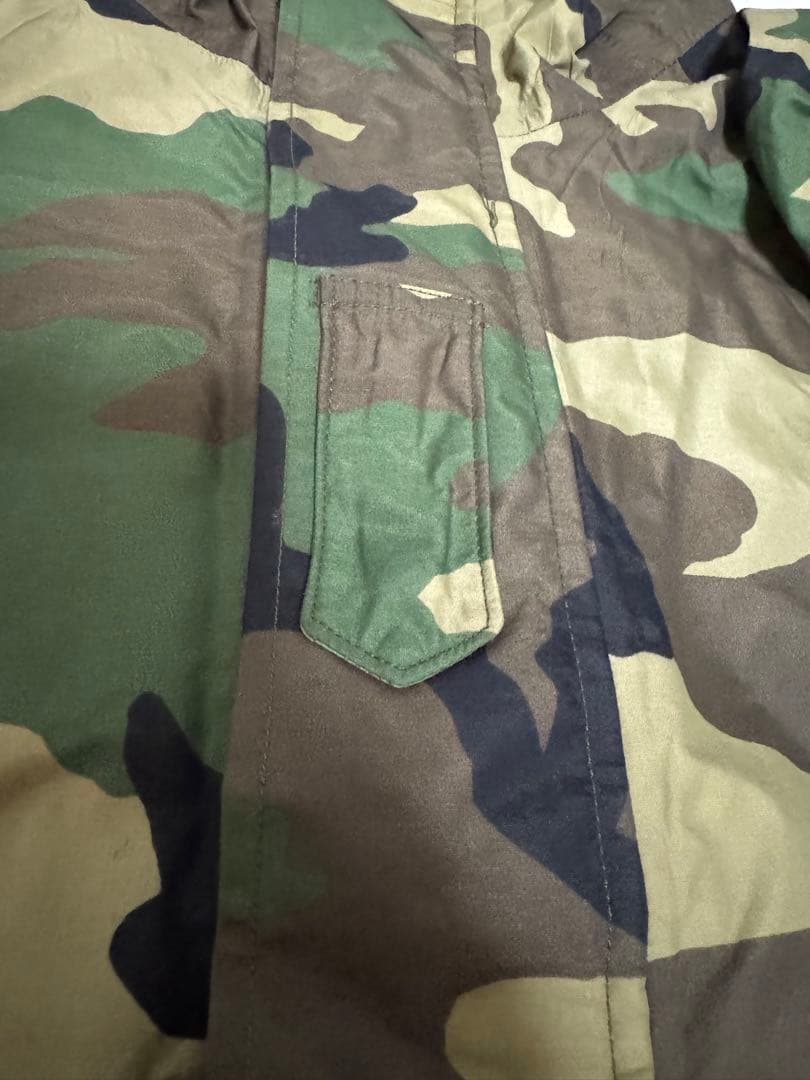 迷彩　米国　雨具　上下セット　ウッドランド　米国軍使用　カモフラージュ