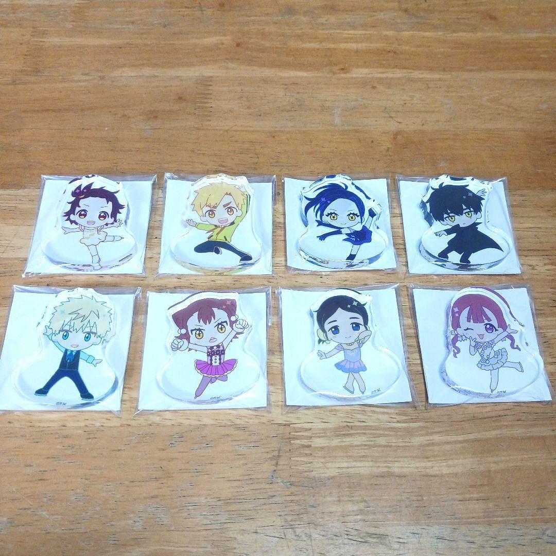 メダリスト展 全8種 ランダムゆらゆら アクリルブロック コンプリートセット