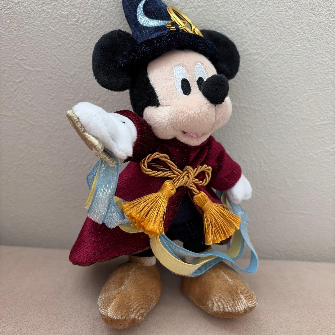 ディズニーストア　弟子ミッキー　ぬいぐるみキーチェーン