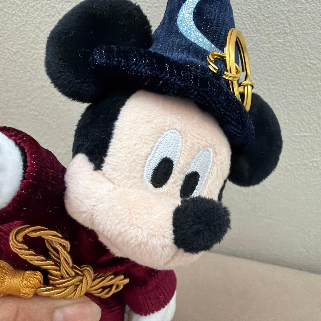 ディズニーストア　弟子ミッキー　ぬいぐるみキーチェーン