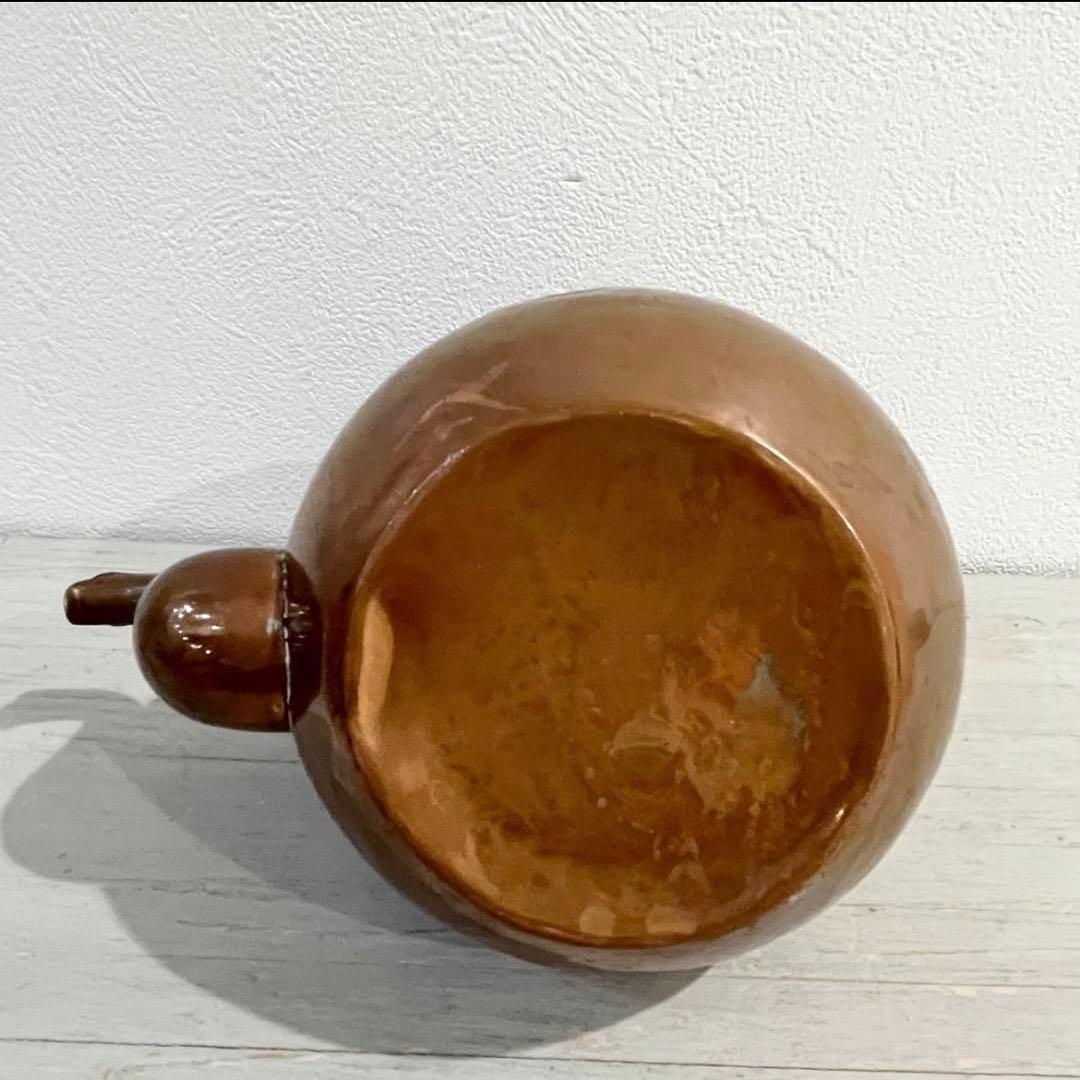 フランスアンティーク 銅製 ケトル やかん