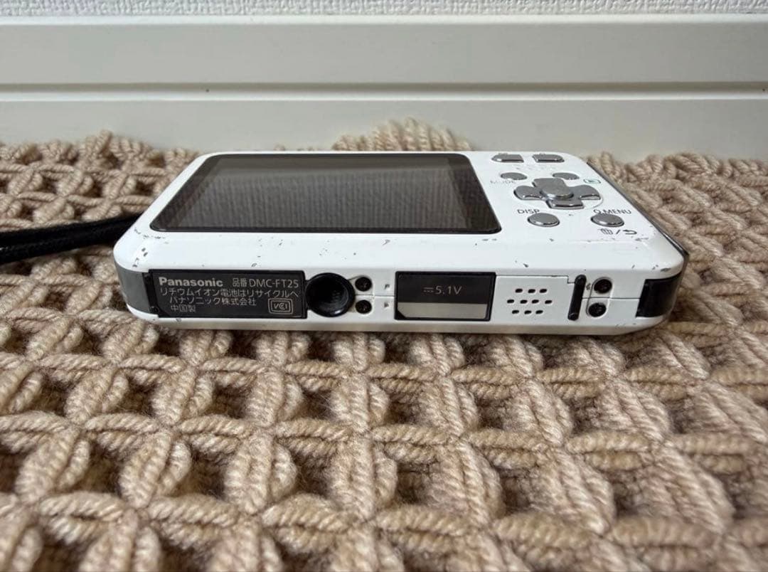【中古　動作確認済み】LUMIX DMC-FT25 防水カメラ　ホワイト