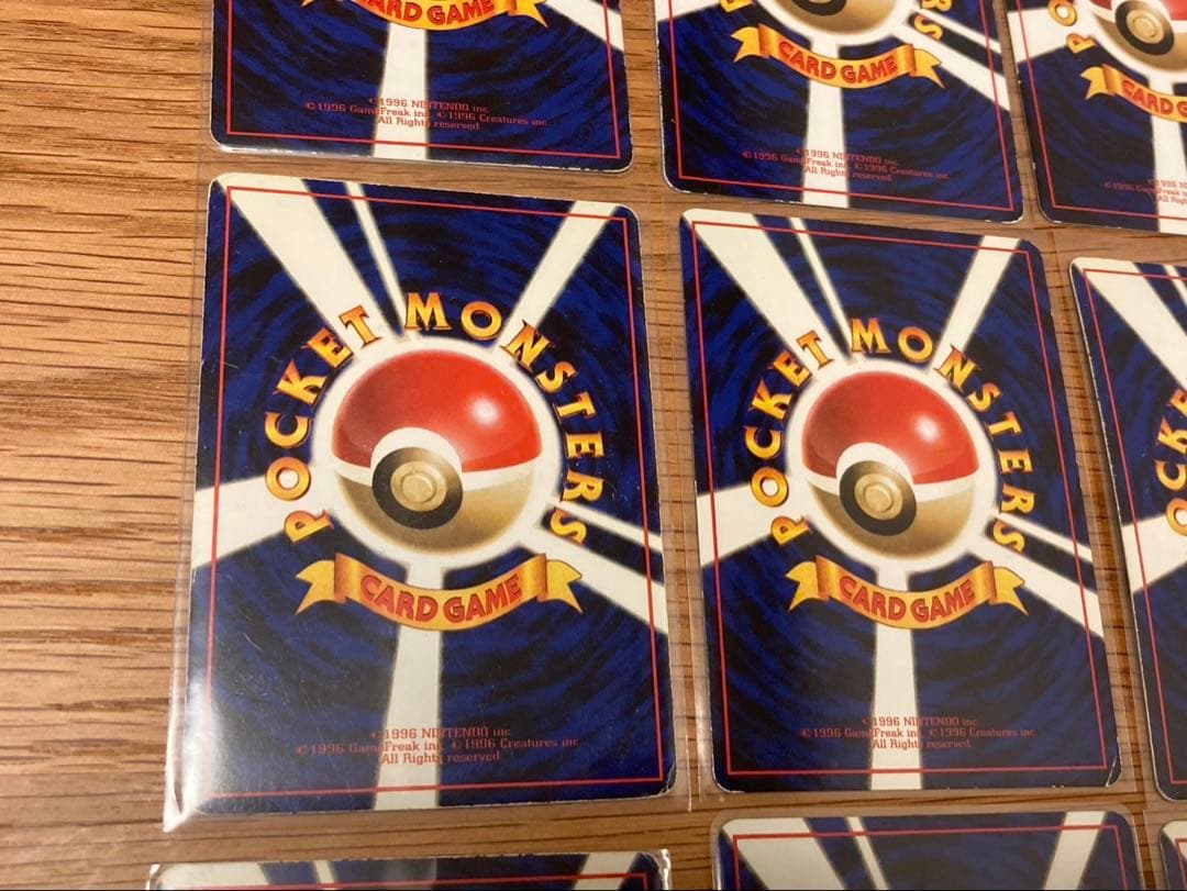 旧裏　拡張シート12枚　ヒトカゲ　サンダー　ファイヤー　ニョロボン　ラッキー