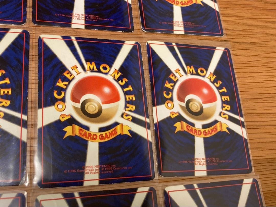 旧裏　拡張シート12枚　ヒトカゲ　サンダー　ファイヤー　ニョロボン　ラッキー