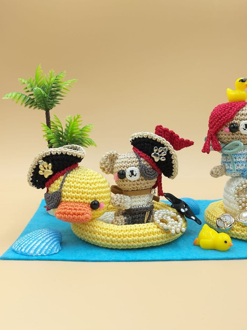 あみぐるみ　Aセット　夏