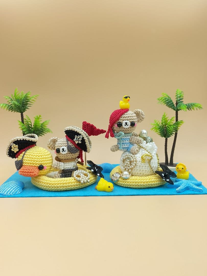 あみぐるみ　Aセット　夏