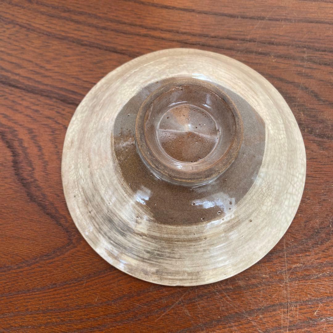 李朝古花三嶋茶碗