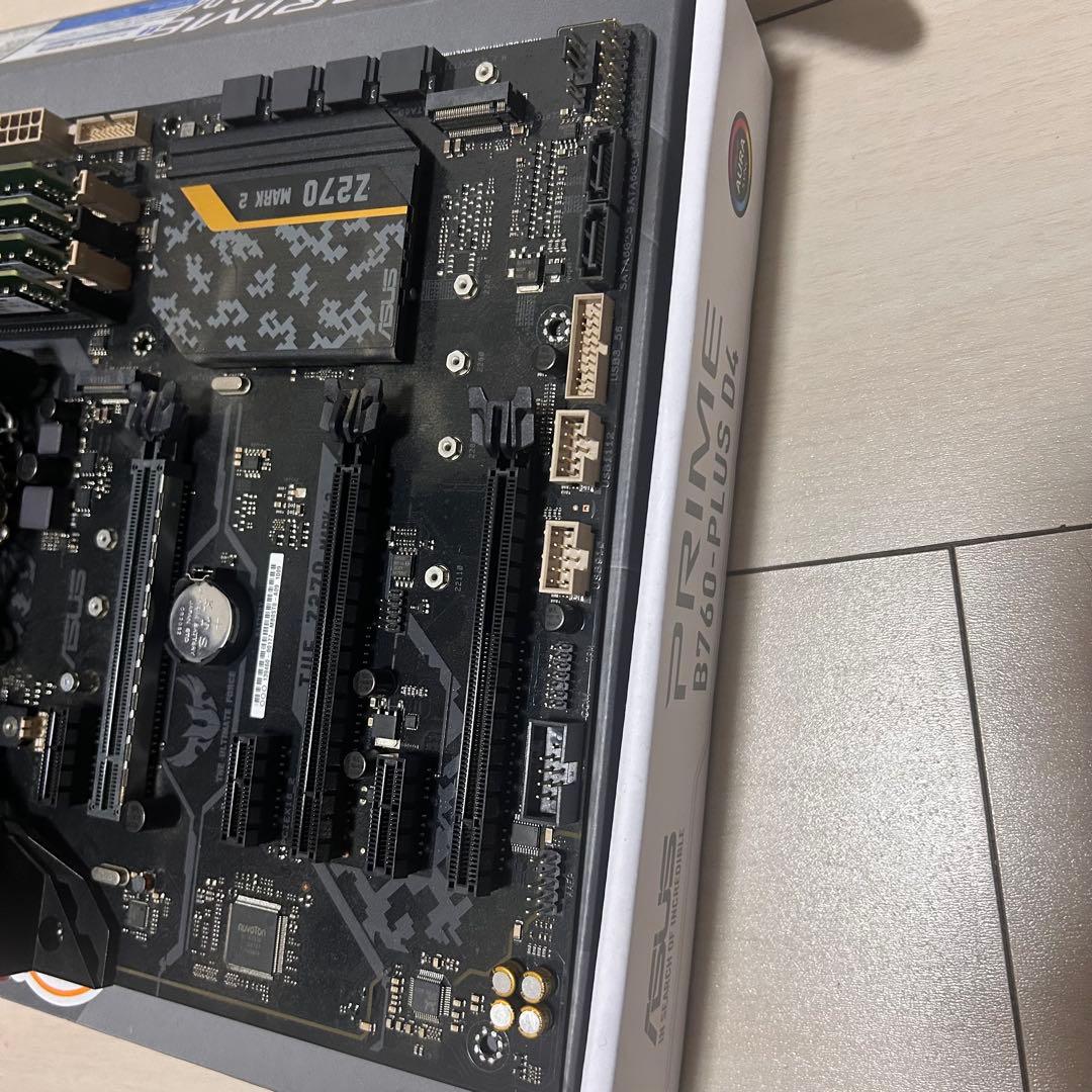 【動作品】i7-7700+Z270マザーボード+DDR4メモリ64GB セット