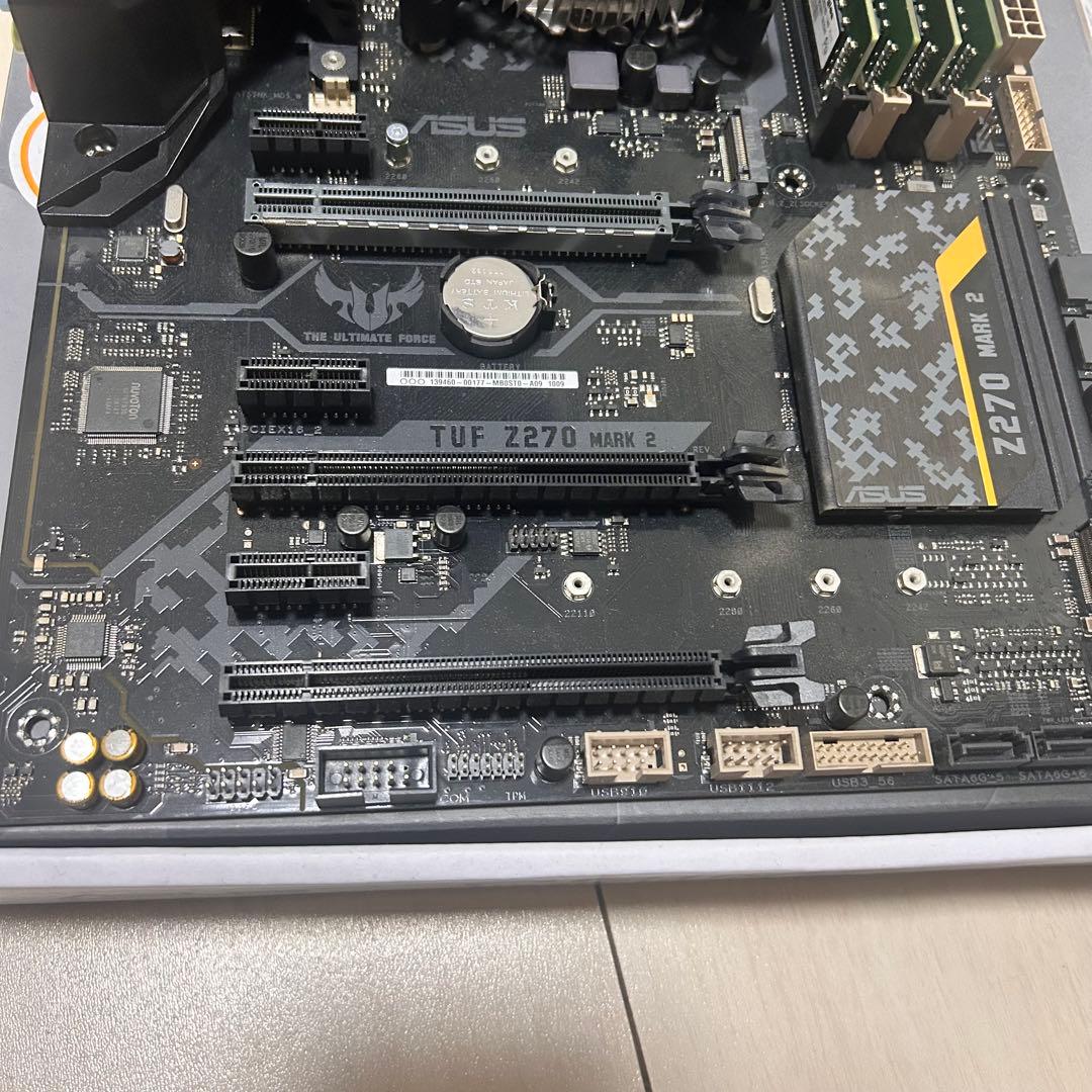 【動作品】i7-7700+Z270マザーボード+DDR4メモリ64GB セット