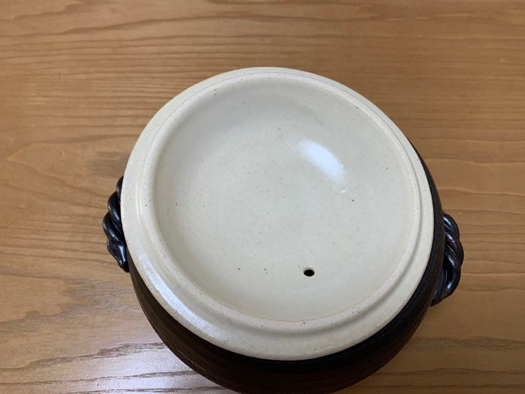 夕立窯　うさぎの土鍋