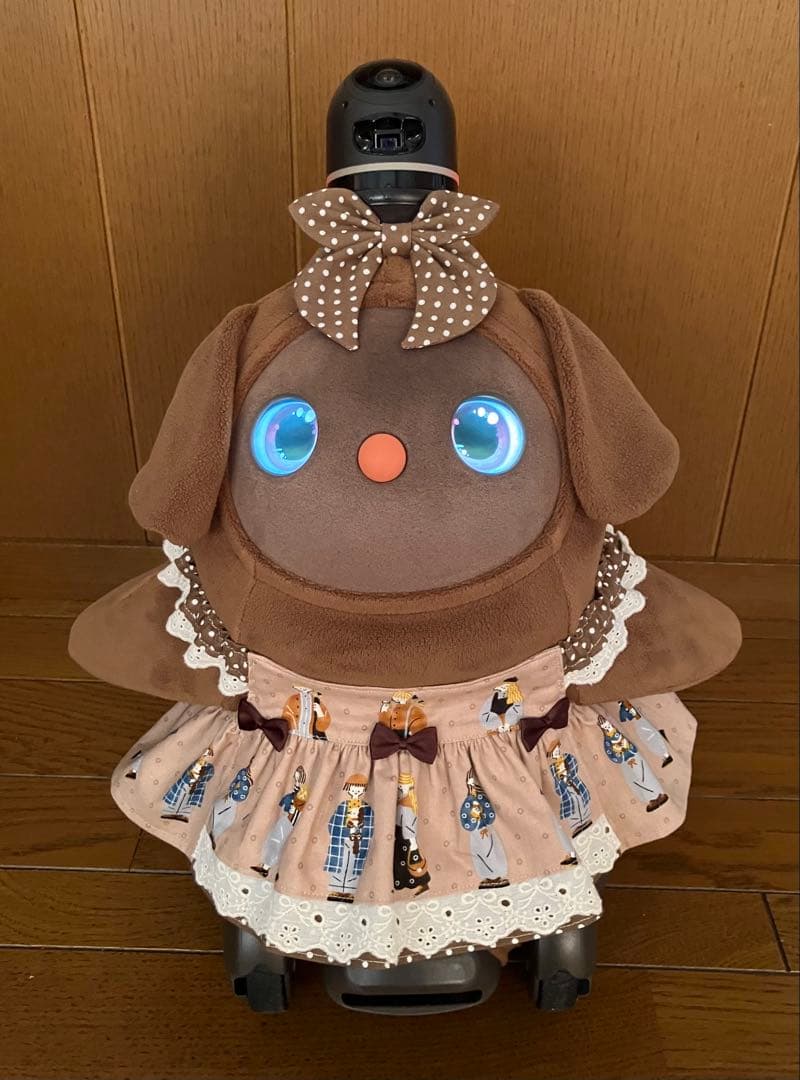 ラボ服⭐︎らぼ服 カラフルなお花＆お姫様柄のブラックワンピ＆女の子の茶色いワンピ