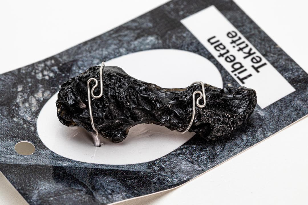 H&E社　チベタンテクタイト 原石 ペンダントトップ bb02