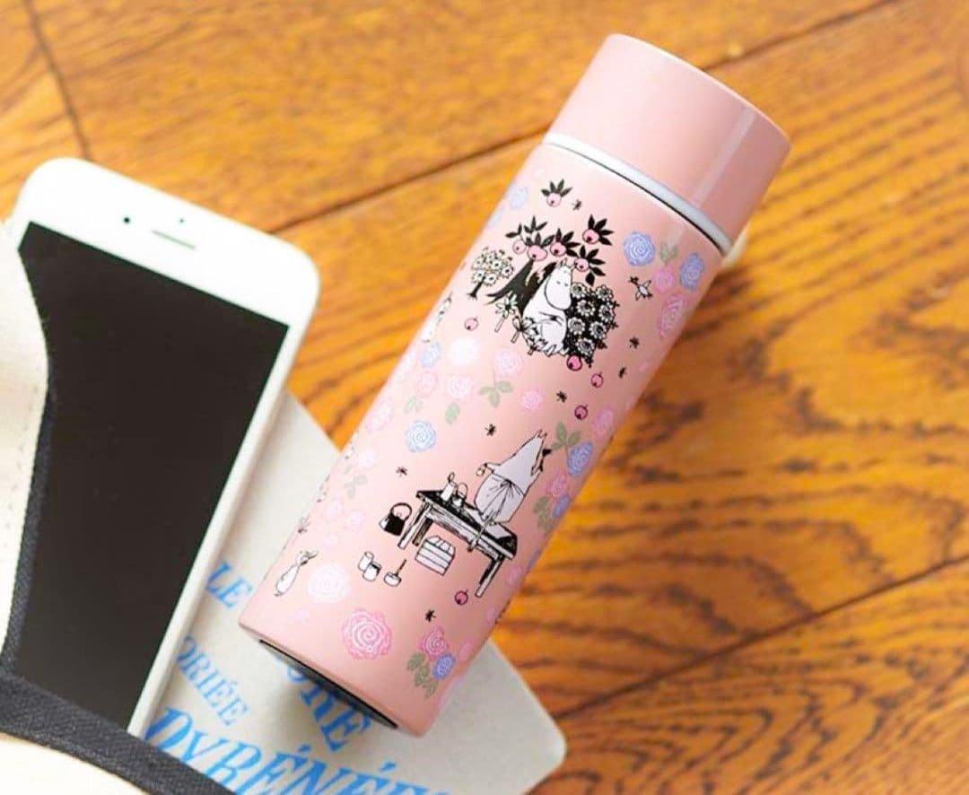 リンネル　セブン限定ムーミンステンレスボトル5セット&オマケ保冷ボトルバッグ１個