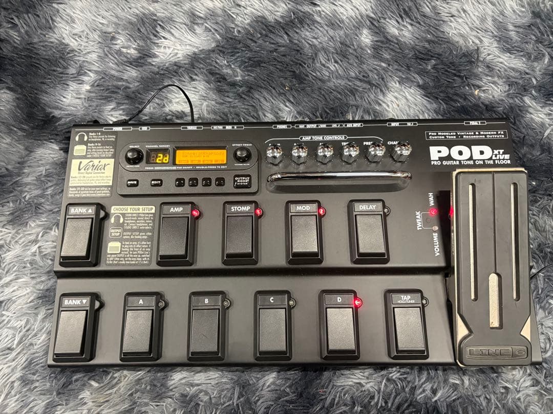 B0105) LINE6 POD XT LIVE マルチエフェクター