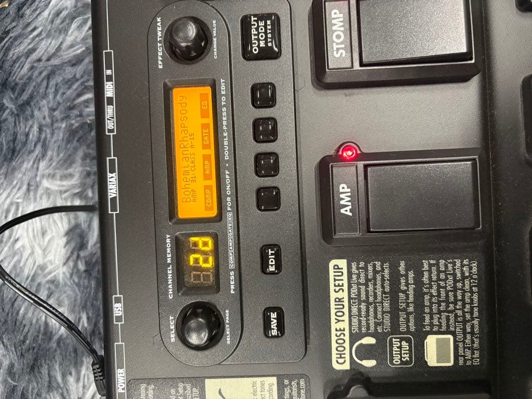 B0105) LINE6 POD XT LIVE マルチエフェクター