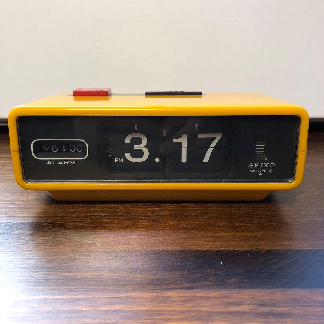 SEIKO パタパタ時計 QN407-Y 昭和レトロ