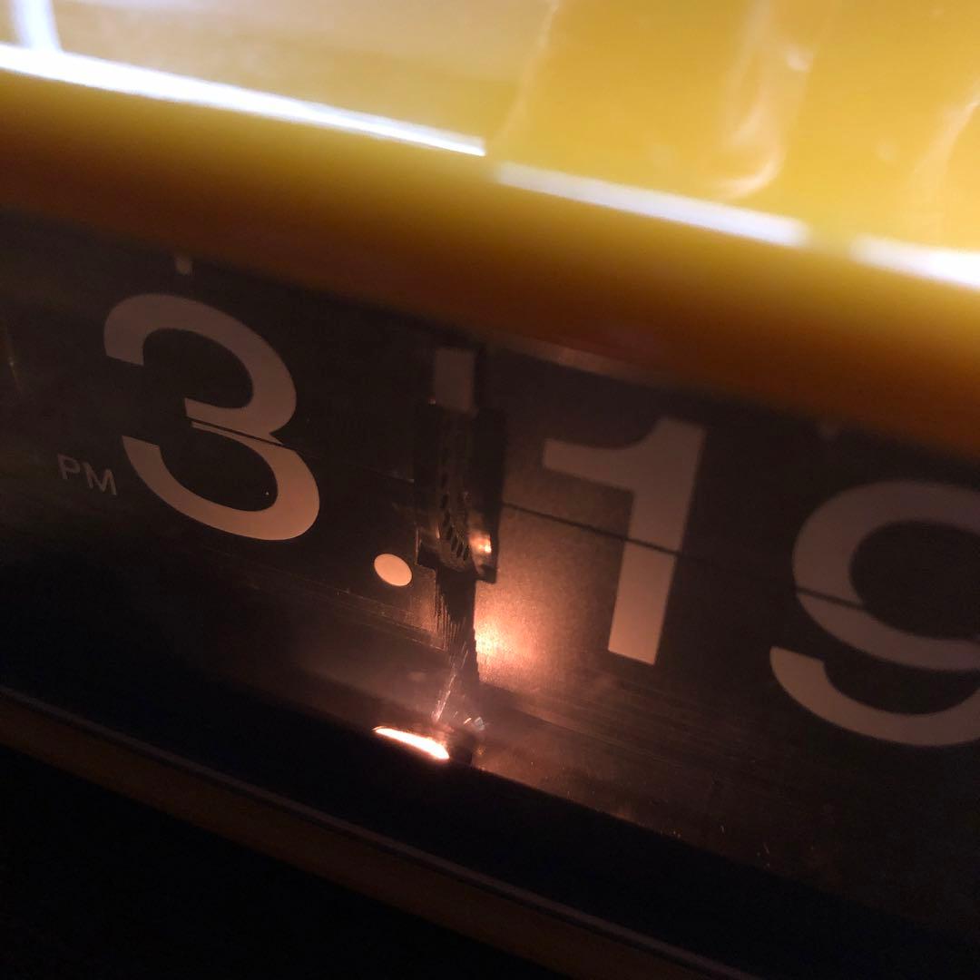 SEIKO パタパタ時計 QN407-Y 昭和レトロ