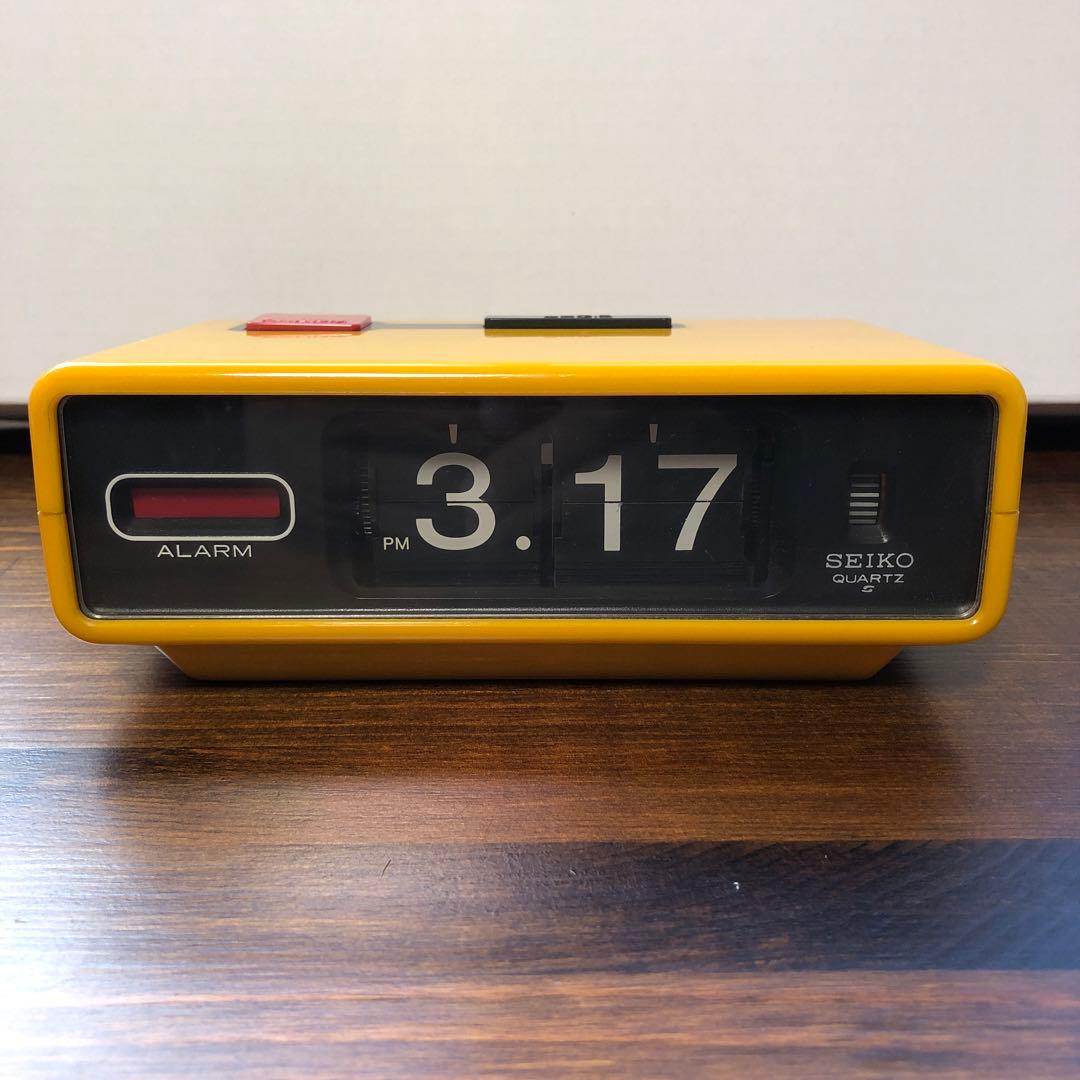 SEIKO パタパタ時計 QN407-Y 昭和レトロ