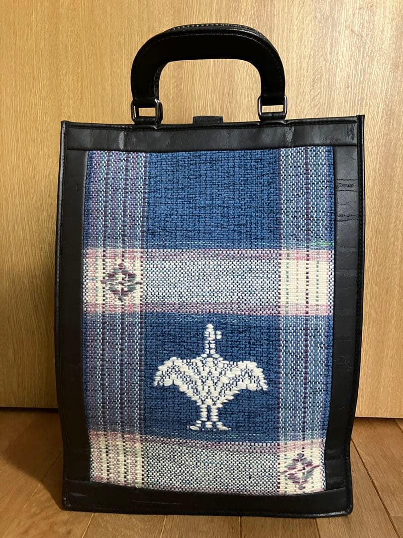 値下対応！　優佳良織り　ユーカラ　工芸　日本　北海道　旭川　希少　バッグ　鳥