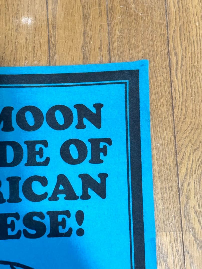 レア 70's スヌーピー アストロノーツ フェルトバナー ペナント ブルー