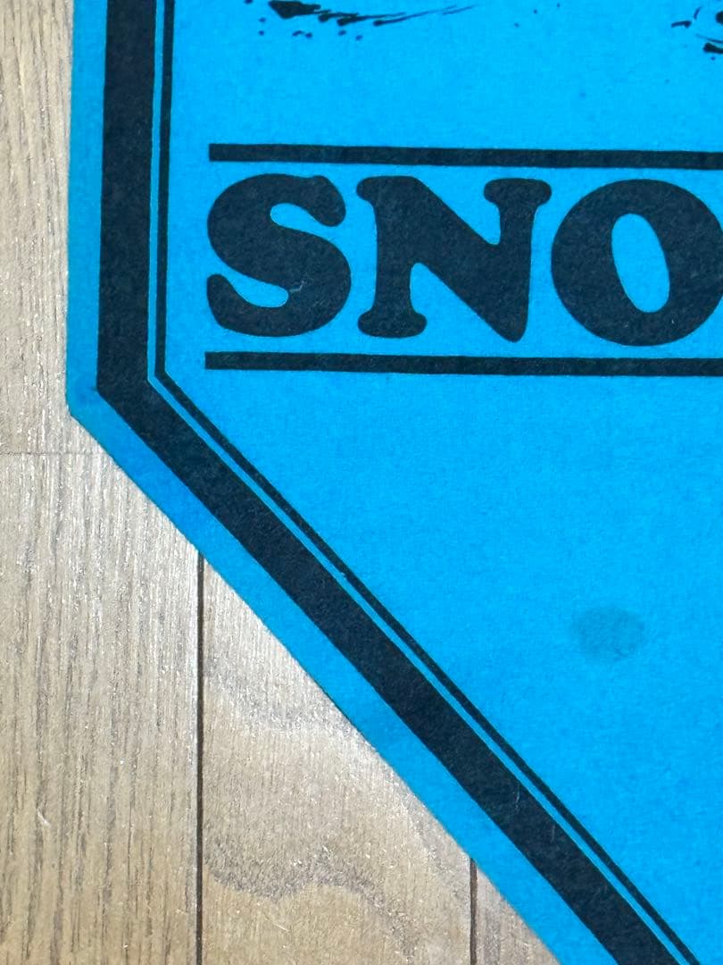 レア 70's スヌーピー アストロノーツ フェルトバナー ペナント ブルー