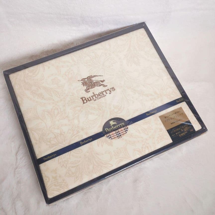 【新品未開封】BURBERRY バーバリー 西川 ソフトコットンシーツ 箱入