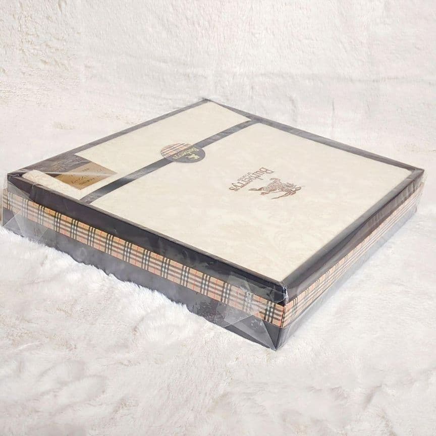 【新品未開封】BURBERRY バーバリー 西川 ソフトコットンシーツ 箱入