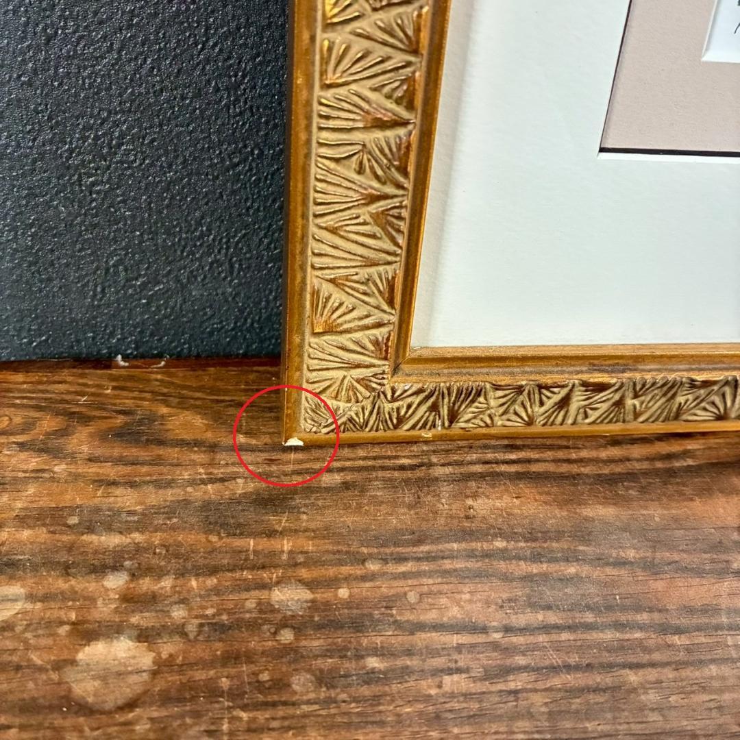 美品 渡辺美香子「すっとこのまま」シルクスクリーン 直筆サイン入 お洒落な額装