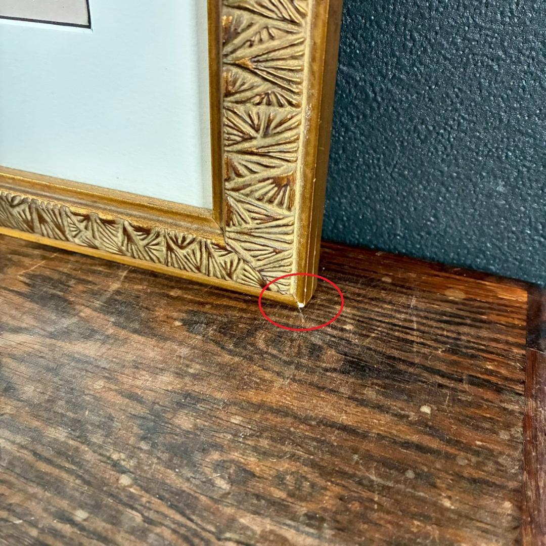 美品 渡辺美香子「すっとこのまま」シルクスクリーン 直筆サイン入 お洒落な額装