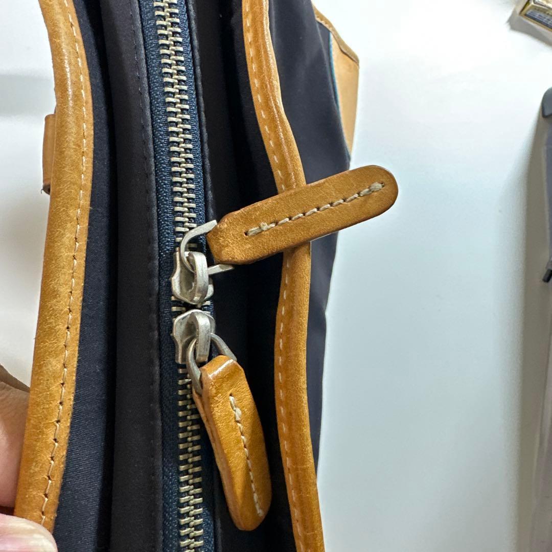 ポールスミス　ビジネスバッグ　ブリーフケース　2way レザー　ナイロン