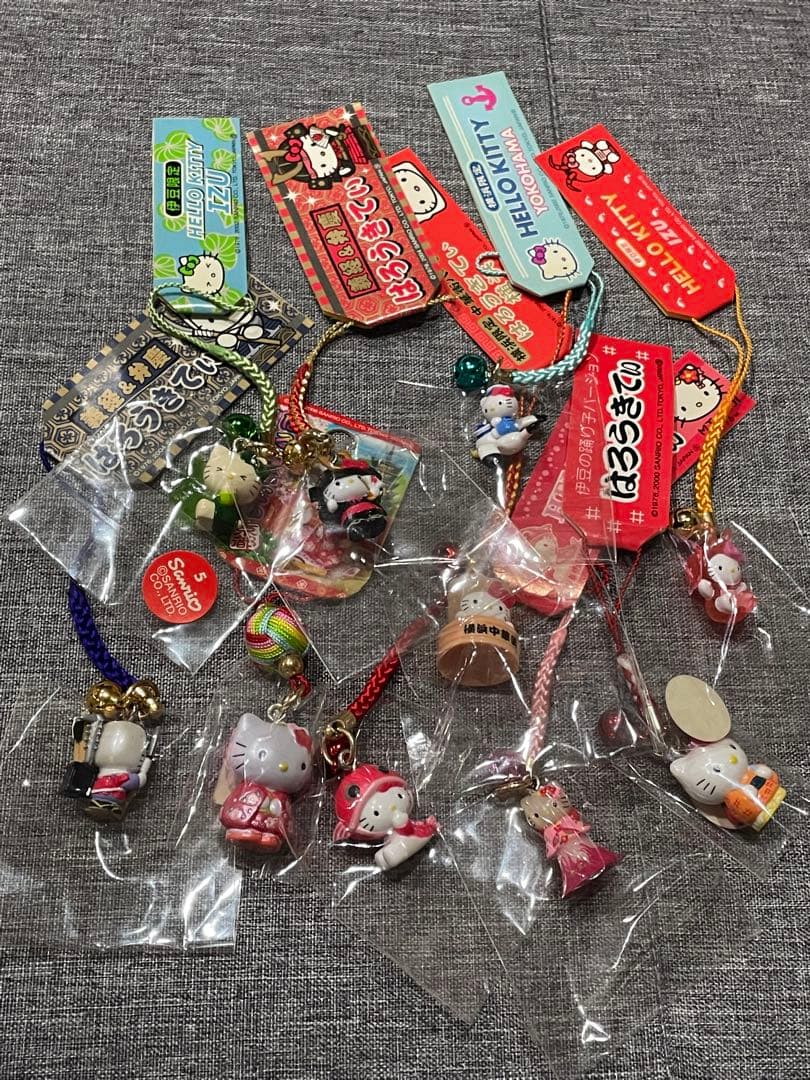 ハローキティ　激レア！ ご当地・限定ストラップ 2000〜06年製 10個セット