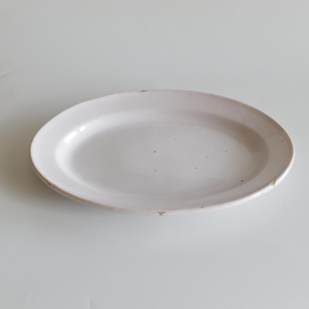 ムスティエ オーバル皿 34.5 x 24cm