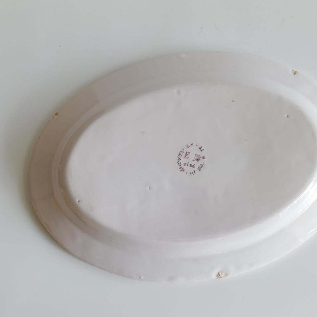 ムスティエ オーバル皿 34.5 x 24cm