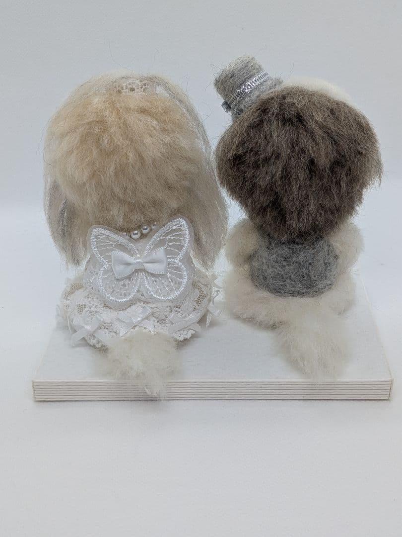 ♡すもも♡ページ 羊毛フェルト シーズー 6月作品 ウエディング