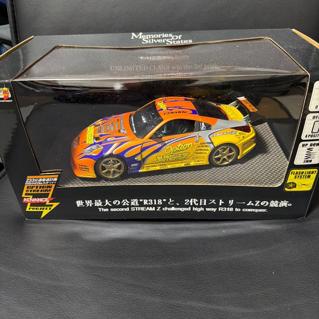 OPTION STREAM Z R318 1/24ミニカー　ホットワークス