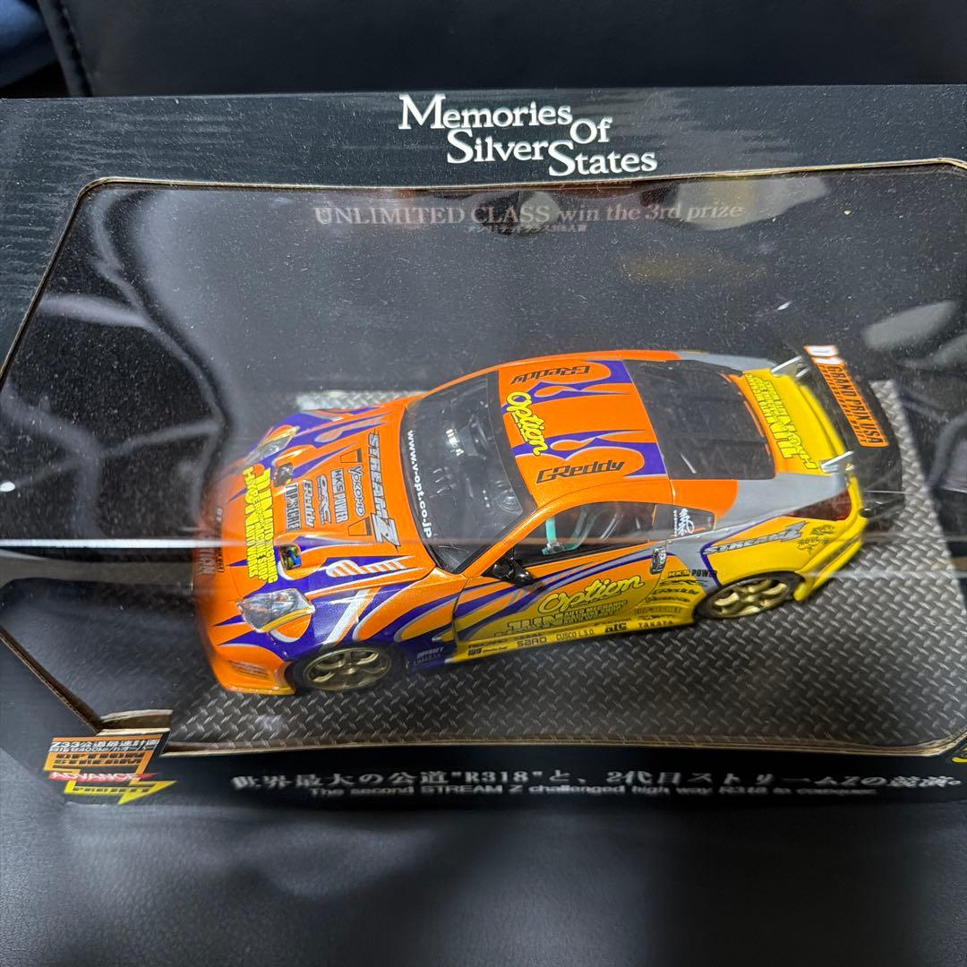 OPTION STREAM Z R318 1/24ミニカー　ホットワークス