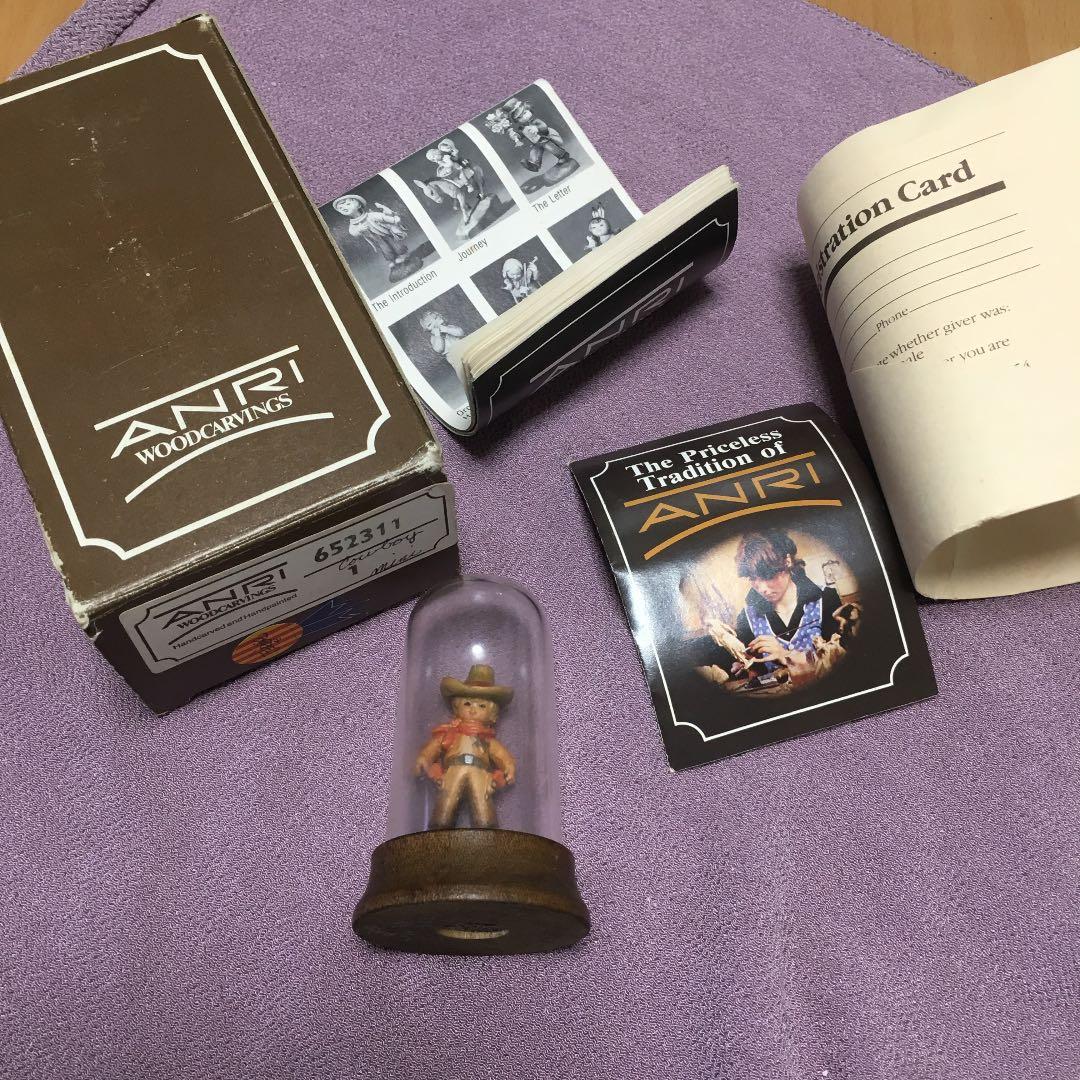 人形 0415 Cowboy mini 652311 ANRI WOODCARVING