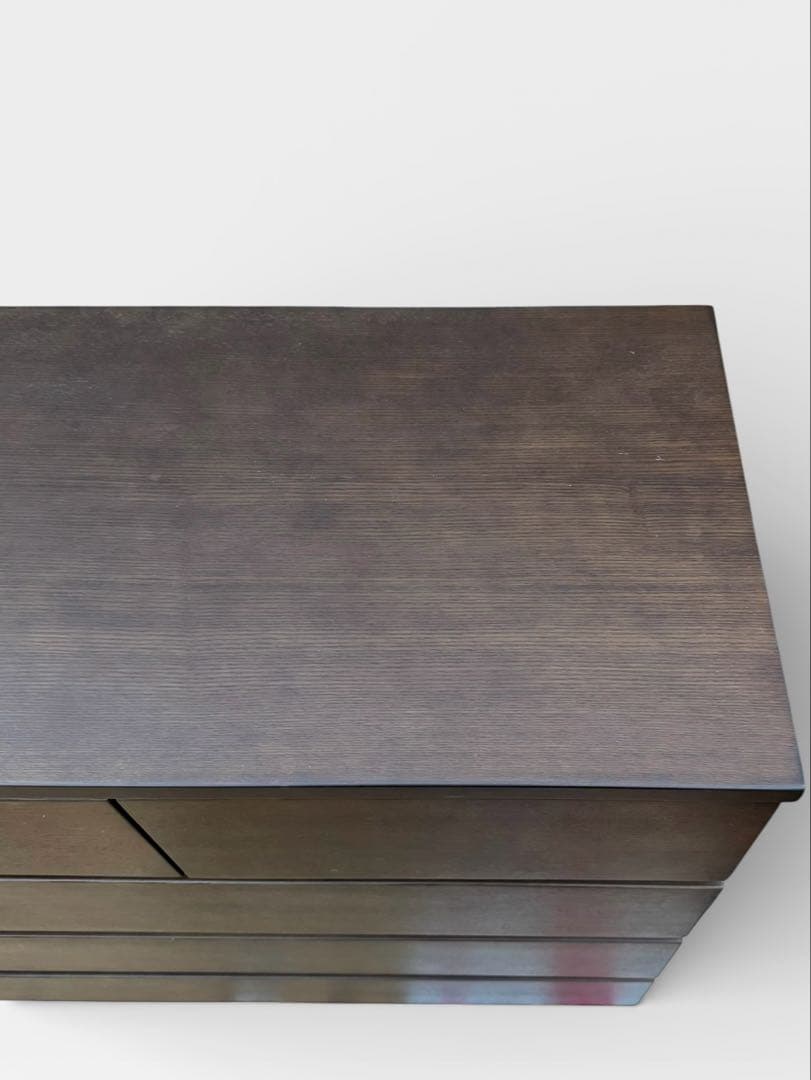 無印良品 木製チェスト 4段 脚付き W80 廃盤 北欧