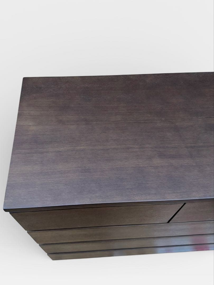 無印良品 木製チェスト 4段 脚付き W80 廃盤 北欧