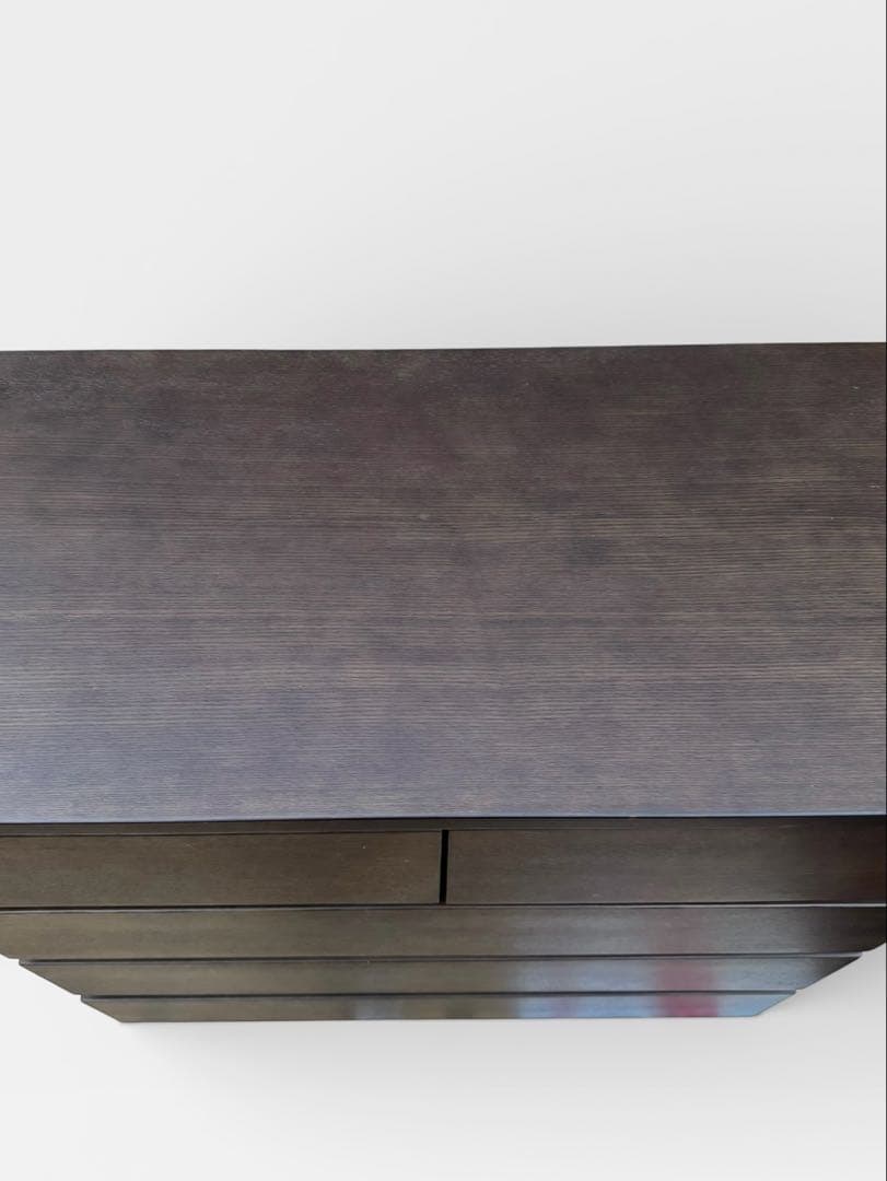 無印良品 木製チェスト 4段 脚付き W80 廃盤 北欧