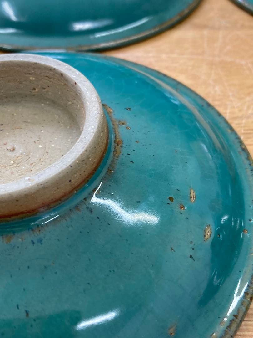 値下！牛ノ戸焼　鳥取民藝　中井窯　中井焼　染め分け　カップ&ソーサー　6客セット