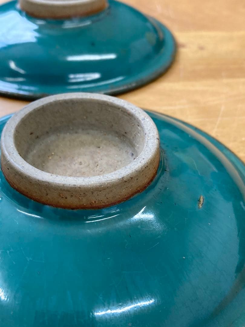 値下！牛ノ戸焼　鳥取民藝　中井窯　中井焼　染め分け　カップ&ソーサー　6客セット