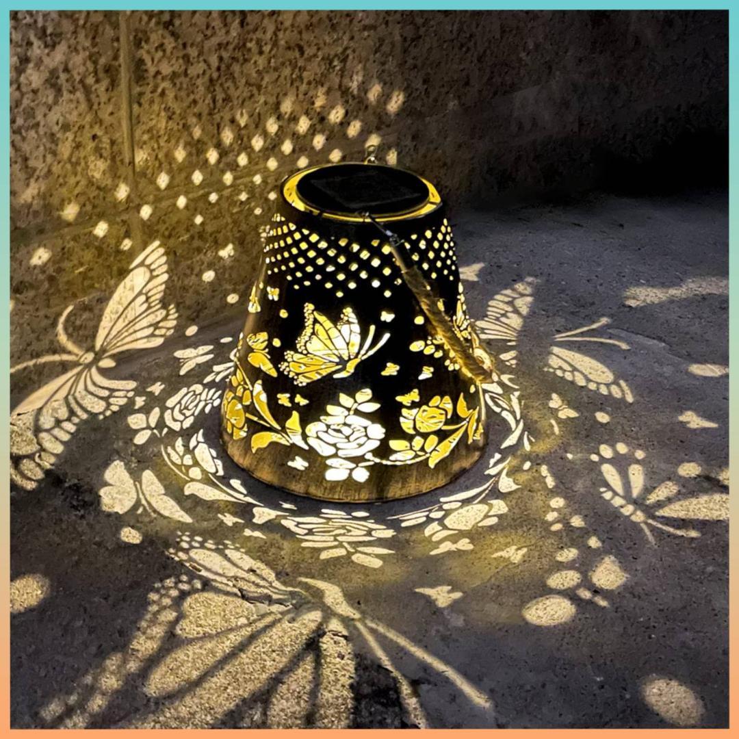 ☆幻想的な雰囲気を醸し出し　高級感　金属製ランタン　照明