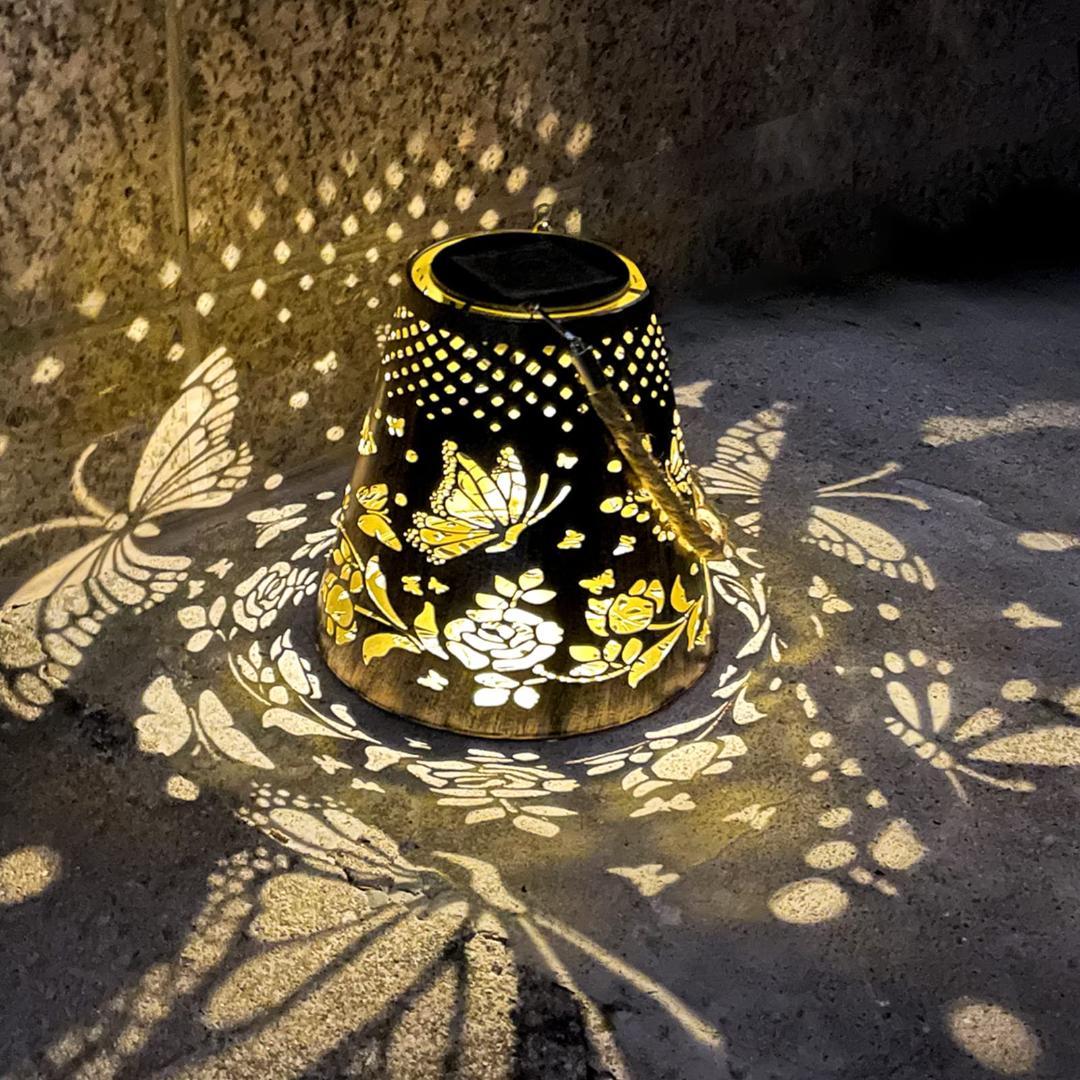 ☆幻想的な雰囲気を醸し出し　高級感　金属製ランタン　照明