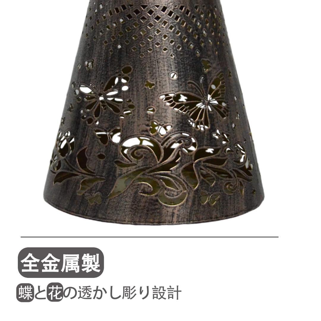 ☆幻想的な雰囲気を醸し出し　高級感　金属製ランタン　照明